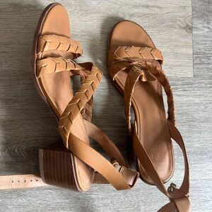 Brown Leather Madewell Heels